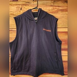 Harley Davidson, sleeveless hoodie